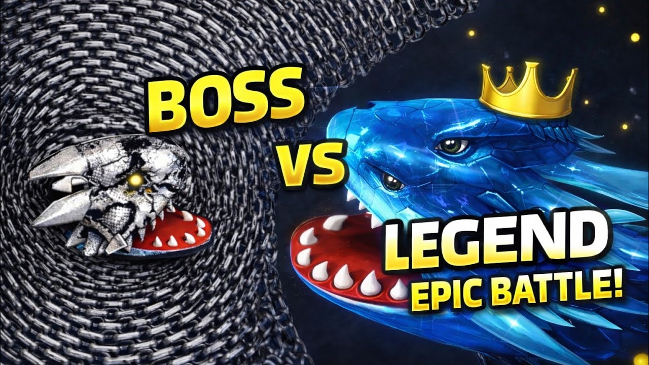 EPIC SnakeClash.io Battle Pro Snake vs Giant Boss Snake Ultimate Survival & Crazy Kills Gameplay #52