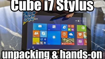 Cube i7 Stylus Intel Core M tablet unpacking & first hands-on from Banggood.com