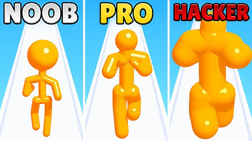 Tall Man Run ❌ NOOB vs PRO vs HACKER 🔥 – Walkthrough & Max Level Gameplay | Android & iOS Ep-354