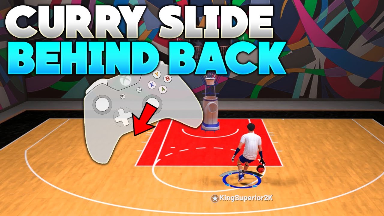 NBA 2K21 CURRY SLIDE BEHIND THE BACK DRIBBLE TUTORIAL