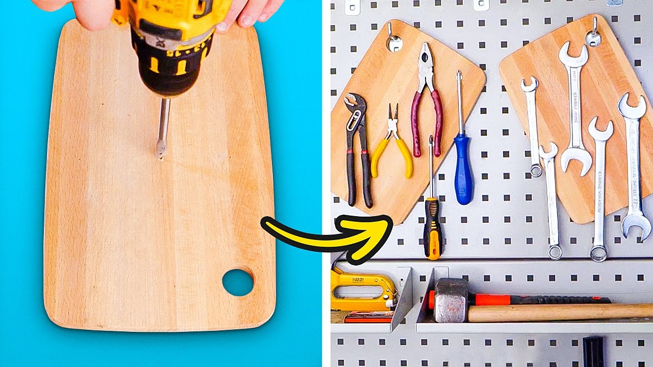 HOW TO ORGANIZE YOUR WORKPLACE || Smart Ideas for Repair at Home and Garage