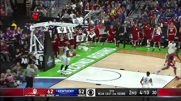 Indiana vs. Kentucky: Thomas Bryant dunk