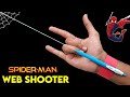 How to make a simplest spiderman web shooter with pen  easy spring web shooter