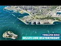 Designing A Extremely Versatile Waterfront with Multiple Uses | Cities Skylines 2 Speedbuild