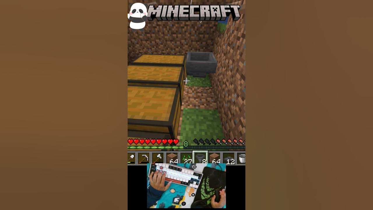 BEST WAY TO CONNECT HOPPER WITH CHEST 07 minecraft shorts 