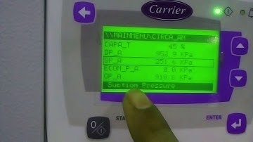 Career chiller taking parameters reading