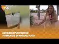 ADVIERTEN por FUERTES TORMENTAS en MAR DEL PLATA