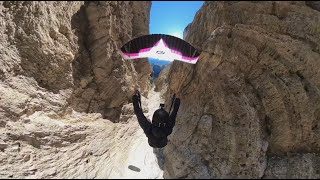 The Death Star wingsuit line   Speedflying