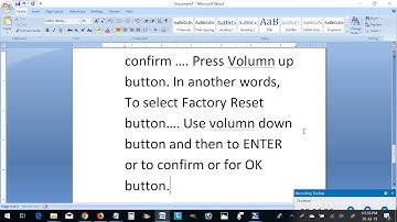 InFocus A2 Hard Reset - if you forgot passcode or screen pattern lock