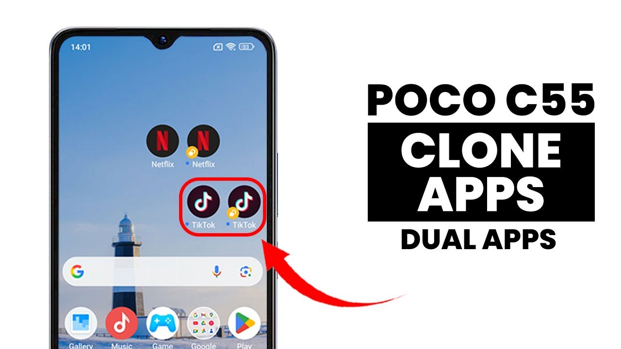 How to Clone Apps in Poco C55 - Use Dual Apps - YouTube