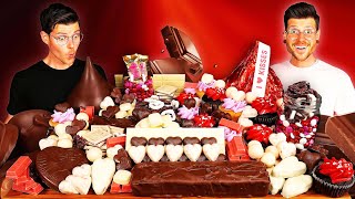 THE VALENTINE’S CHOCOLATE CHALLENGE! | 28,000 Calories