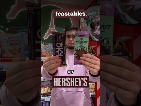 🍫FEASTABLES против HERSHEY’S что лучше? #еда #обзор #вкусно #mrbeast #вкусняшки #feastables