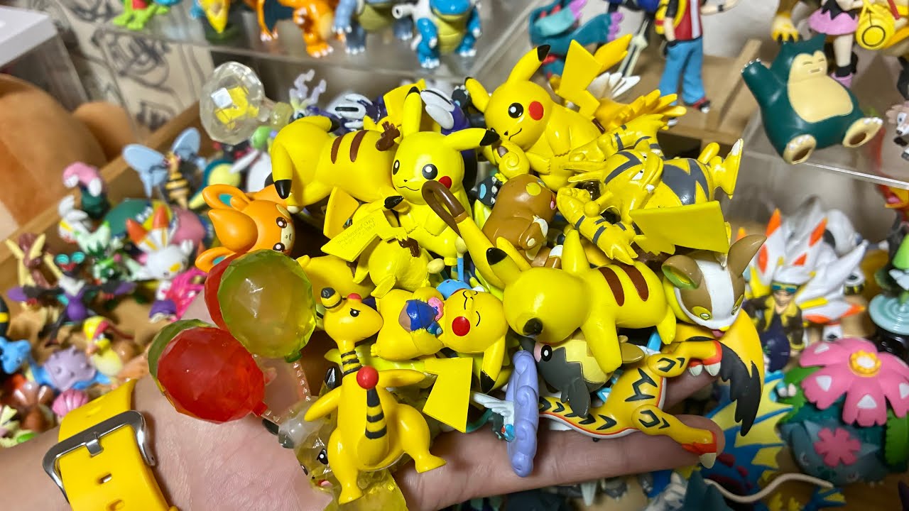 我が家のでんきタイプをまとめて紹介します【ポケモンフィギュア