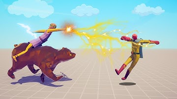 ZEUS and GOLDEN BEAR VS EVERY UNIT - Totally Accurate Battle Simulator TABS