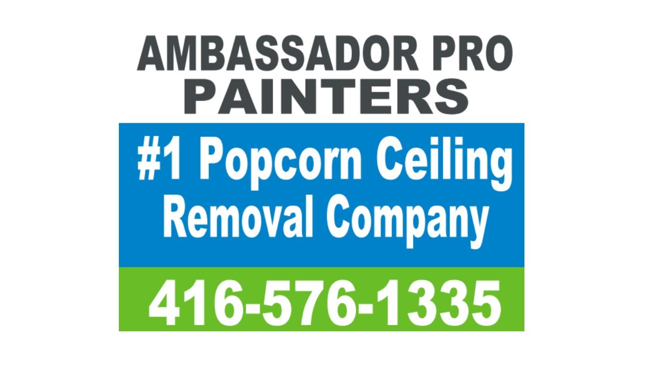 1 Popcorn Ceiling Removal Company Ambassador Pro Painters Youtube