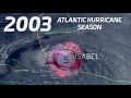 2003 Atlantic Hurricane Season Animation v.3