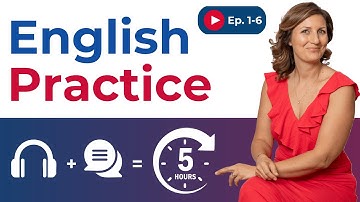 English: 🎧 Slow Listening and 🎤 Speaking Practice | Ep. 1-6 (5 hours)