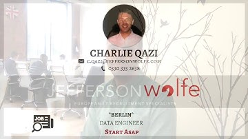 Charlie Qazi - Data Engineer in Berlin !