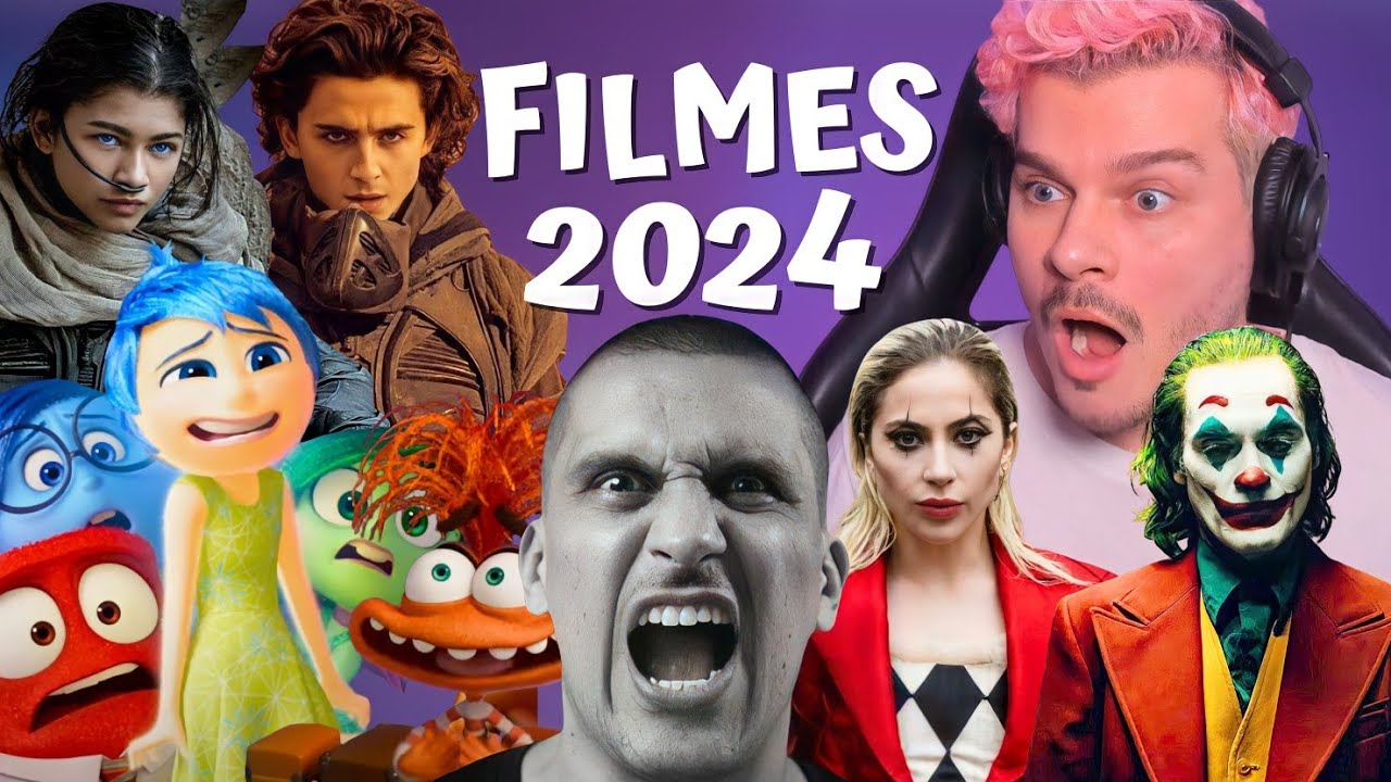 EXPECTATIVAS PARA OS FILMES DE 2024 / React Vale a pena YouTube