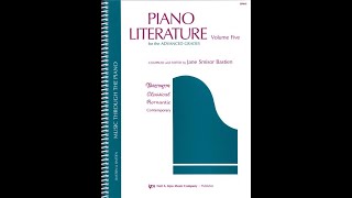 Piano Literature, Volume 5【KJ-GP441】【9780849763335】