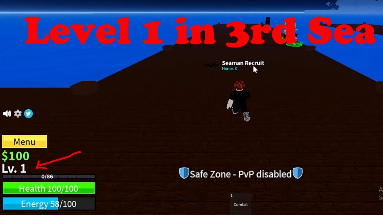 traveling third sea as level 1 : r/bloxfruits