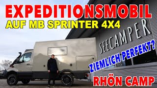 MB SPRINTER 4x4 mit Koffer, kompakter Overlander | RHÖN CAMP The Rebel Expeditionsmobil Seecamper