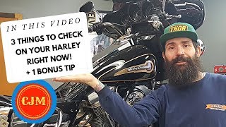 Harley Davidson Help  Tighten these 3 things
