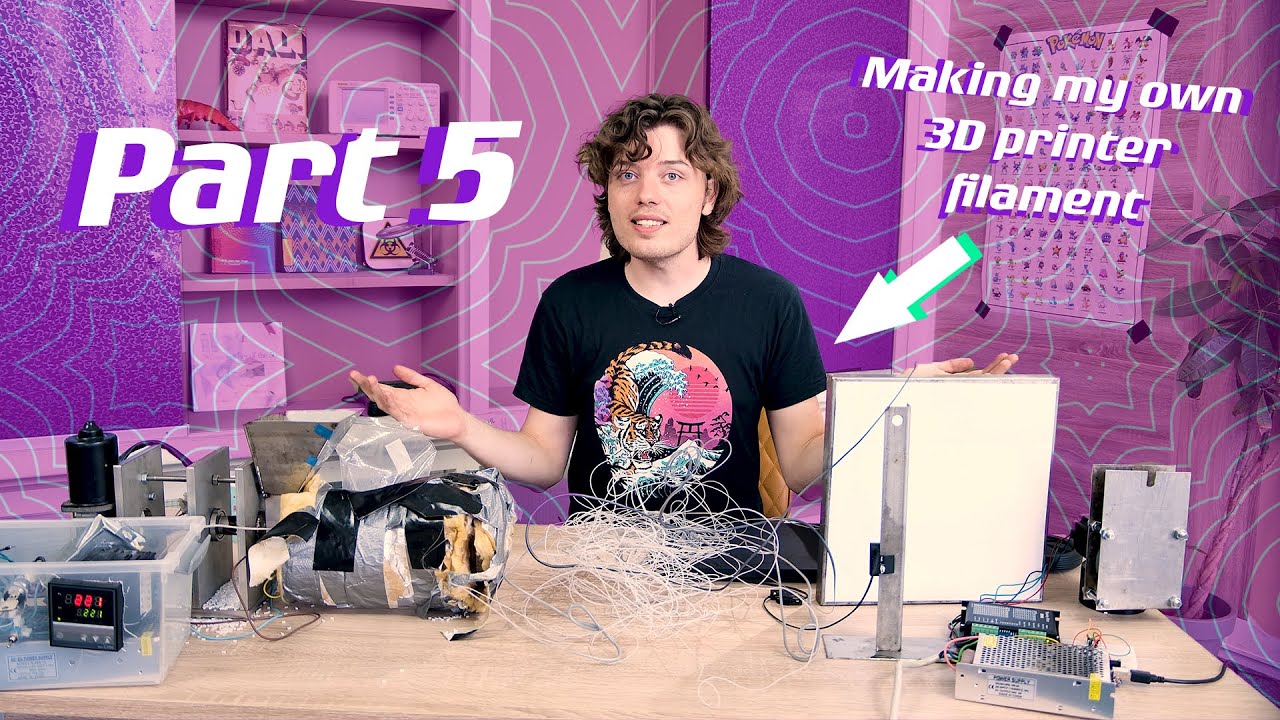Making my own 3D printer filament! - Part 5