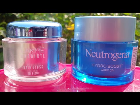 Lakme absolute skin gloss gel vs neutrogena hydro boost water gel review | cream for winters |