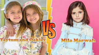 Mila Marwah VS Taytum and Oakley Fisher Transformation 👑 New Stars From Baby To 2023