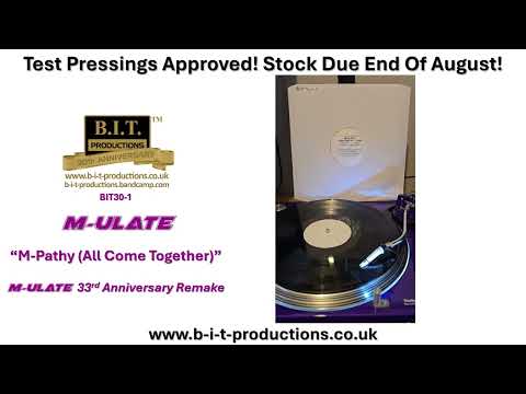 M-Ulate — M-ULATE - M-Pathic E.P. 2025 B.I.T. Productions 30th Anniversary. K69 Dream Frequency / Stu Chapman