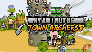 GROW CASTLE: Why am I not using TOWN ARCHERS? screenshot 3