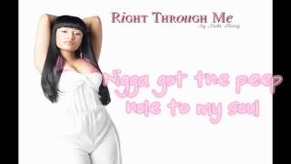 Nicki Minaj - Right Through Me (w/ lyrics)