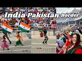 Wagah borderwhere india and pakistan    electrifying beating retreat ceremony