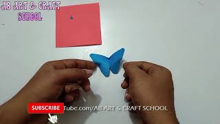 Paper butterfly | Origami butterfly | How to make butterfly out of paper