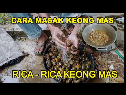 RESEP CARA MASAK KEONG MAS/KEONG SAWAH ‼️ RICA RICA PEDAS ‼️