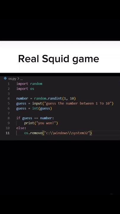 Roulette russe en python #code #repost #reels - YouTube