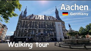 Aachen, Germany - Walking Tour (4k Ultra HD/60fps)