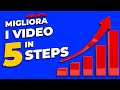 5 Tips per migliorare I Tuoi VIDEO su YOUTUBE #short #shorts #shortsvideo