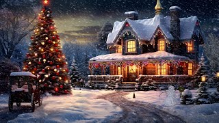 Christmas Cozy House Ambience - Relaxing Wind Snow and Christmas Lights Ambience, Fireplace Sound by Muny Autumn  2,259 views 6 months ago 6 hours, 1 minute