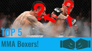 Combat Corner Ranked - Our TOP 5 MMA Boxers of ALL TIME!