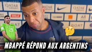 MBAPPÉ répond aux PROVOCATIONS des ARGENTINS... et fait une confidence sur MESSI !