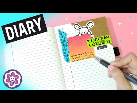 Journal 💙 ASMR | Decorating my diary | Journal with me | 다꾸하기 [HappyTime21 해피타임21]