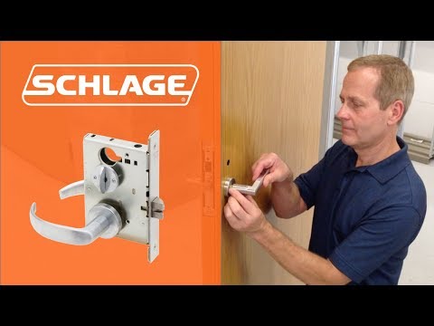 How to Install Schlage L9050 Mortise Lock 