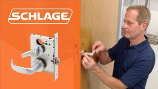 How to Install Schlage L9050 Mortise Lock 