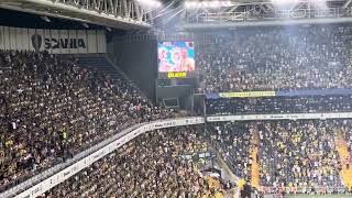 FENERBAHÇE - ZIMBRU KENT GOL SONRASI TRİBÜN MARATON ÜST