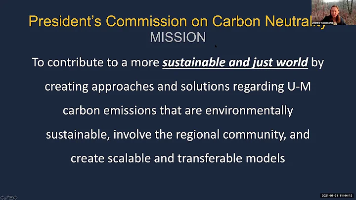 President's Commission on Carbon Neutrality: Draft Recommendations Information Session - DayDayNews
