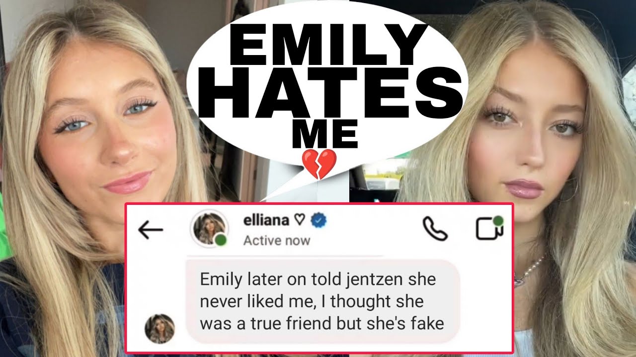 Elliana Walmsley EXPOSES Emily Dobson For Being a FAKE FRIEND?!😱😳**With ...
