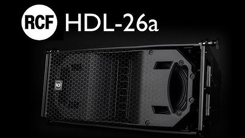 RCF HDL 26a  Bocina Line Array Amplificada - (USA - unicamente)