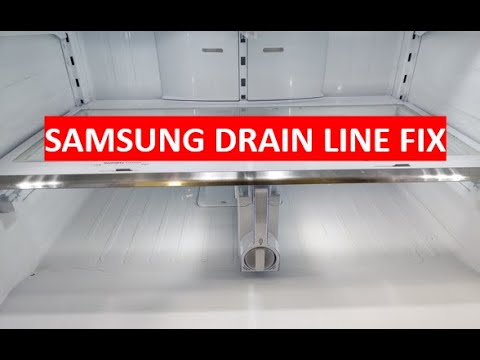 How to Clean a Refrigerator Drip Tray ( Evaporator tray on Samsung